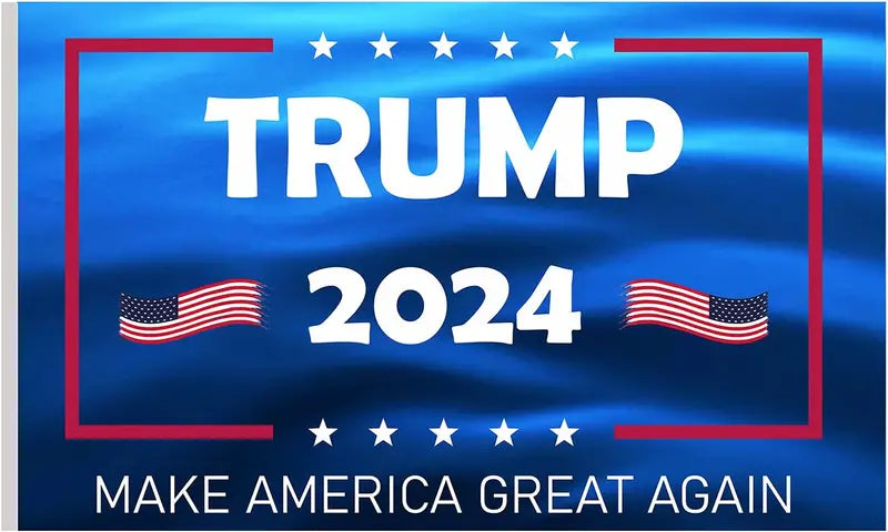 Trump 2024 President Flag, Single Sided