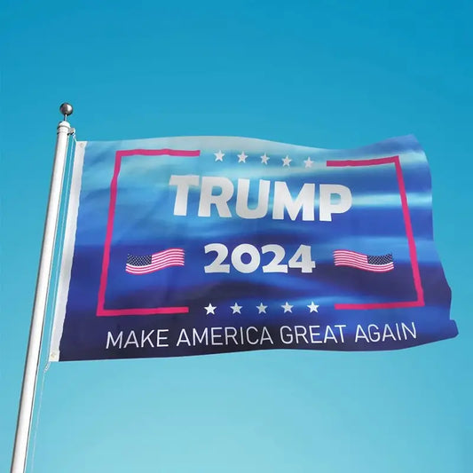 Trump 2024 President Flag, Single Sided